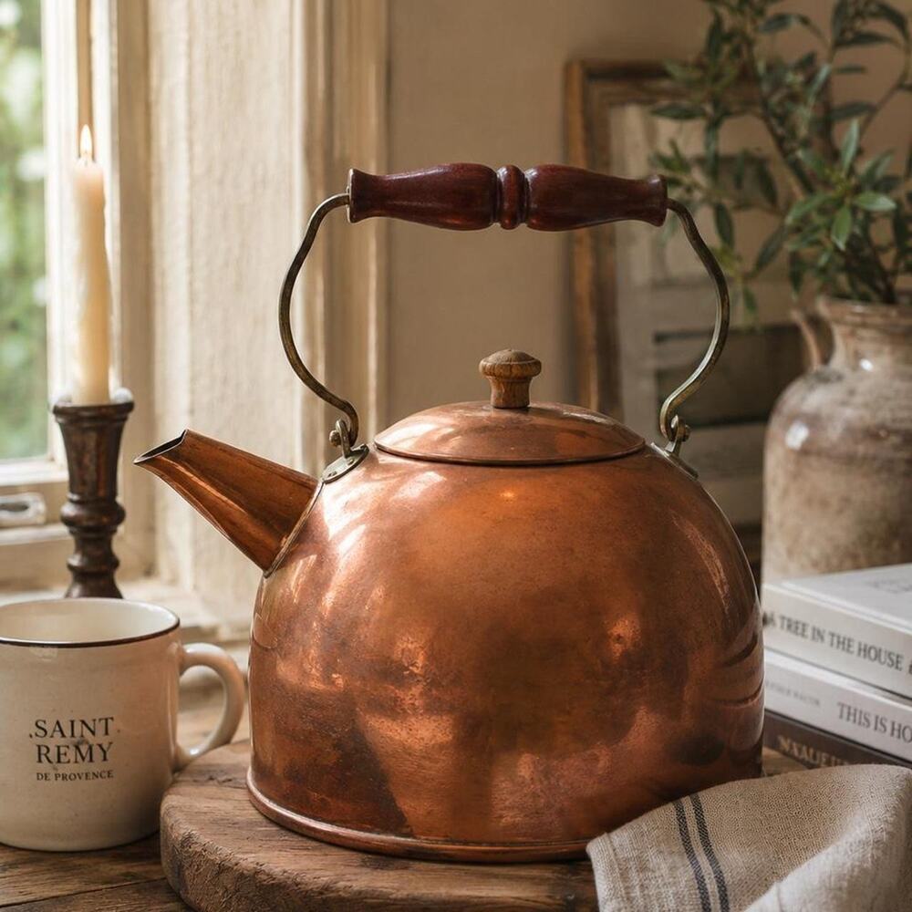 Vintage New Pfaltzgraff Ware Copper Kettle Kitchen Decor Korea